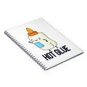 Hot Glue Funny Pun Notitieboek (Rechterzijde)