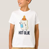 Hot Glue Funny Pun T-shirt (Voorkant)