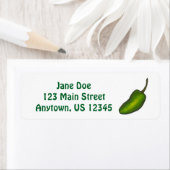 Hot Green Jalapeno Spicy Pepper Peppers Labels (Insitu)