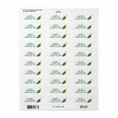 Hot Green Jalapeno Spicy Pepper Peppers Labels (Full Sheet)