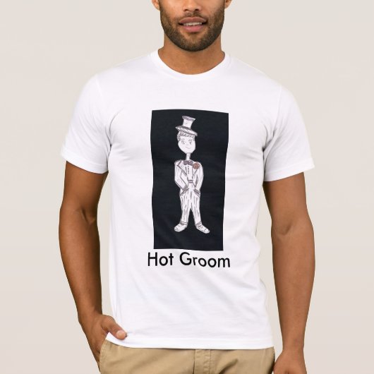 Hot Groom T-shirt (Voorkant)