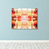 Hot-grunge luidsprekers canvas afdruk (Insitu (Houten vloer))