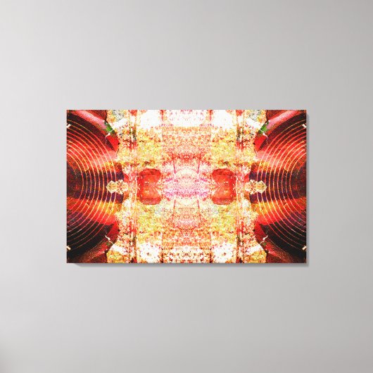 Hot-grunge luidsprekers canvas afdruk (Voorkant)