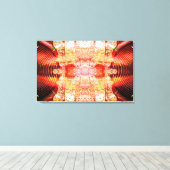 Hot-grunge luidsprekers canvas afdruk (Insitu (Houten vloer))