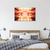 Hot-grunge luidsprekers canvas afdruk (Insitu (Slaapkamer))