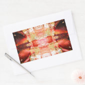 Hot-grunge luidsprekers rechthoekige sticker (Envelop)