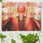 Hot-grunge luidsprekers theedoek (Gevouwen)