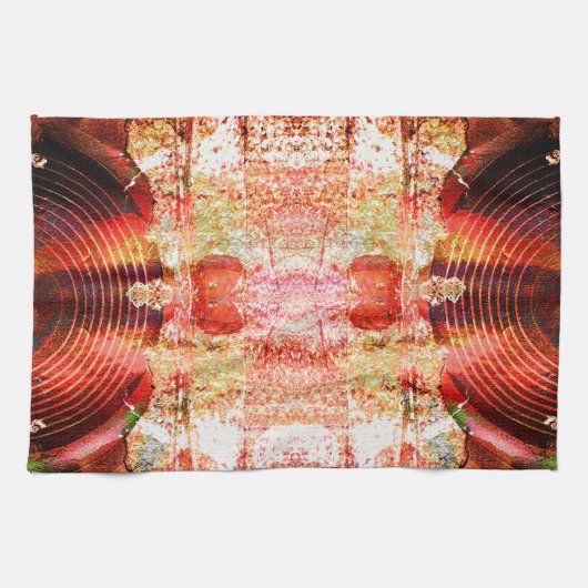 Hot-grunge luidsprekers theedoek (Horizontaal)