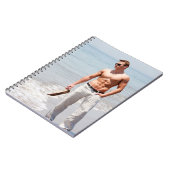 Hot Guy Bare Chest Muscular Abs Beach Shirtless Notitieboek (Linkerzijde)