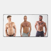 Hot Guys Muscle Studs Shirtless Men Hunks Bureaumat (Voorkant)