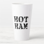 HOT HAM Radio Latte Mok (Voorkant)