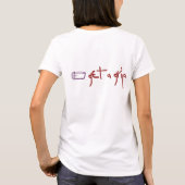 Hot-Handle Baby Doll-dames T-shirt (Achterkant)