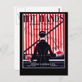 Hot Hands Rag Muziek Hoesje Briefkaart (Voorkant / Achterkant)