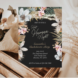 Hot Havana Nights Tropisch Cubaans Bachelorette Kaart