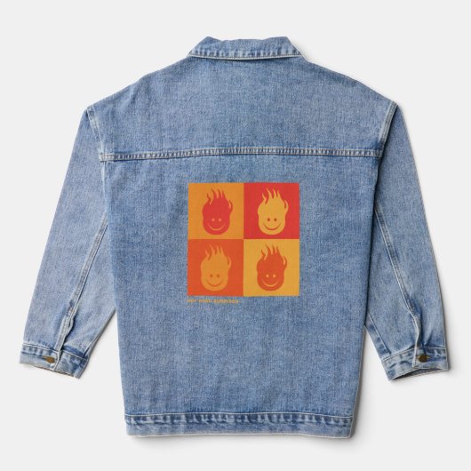 Hot Head Demin Jacket (Achterkant)