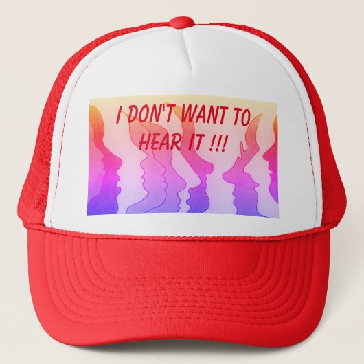 Hot-headprofielen Trucker Hat Pet (Voorkant)