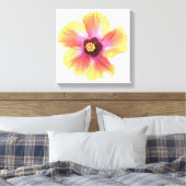 Hot Hibiscus Canvas Afdruk (Insitu (Slaapkamer))