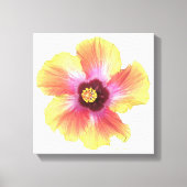 Hot Hibiscus Canvas Afdruk (Voorkant)