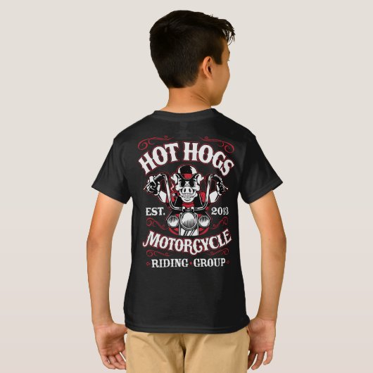 Hot Hogs™ Kinder Classic T-Shirt (Achterkant volledig)