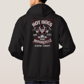 Hot-Hogs™ Mannen klassieke Hoody (Achterkant)