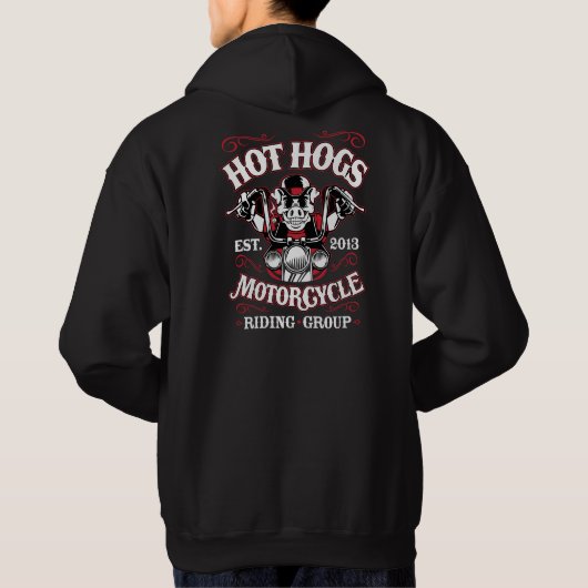 Hot-Hogs™ Mannen klassieke Hoody (Achterkant)