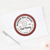 Hot Honey Label Fresno Chili Infused Red Hive (Envelop)
