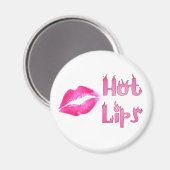 HOT HOT HOT LIPS DOOR SHARON SHARPE MAGNEET (Voorkant / Achterkant)