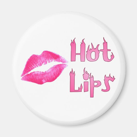 HOT HOT HOT LIPS DOOR SHARON SHARPE MAGNEET (Voorkant)