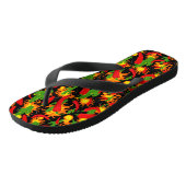 Hot Hot Hot Red Chillies Crazy Teenslippers (Schuin)