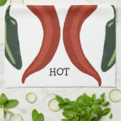 HOT HOT HOT Spicy chili jalapeno Theedoek (Gevouwen)