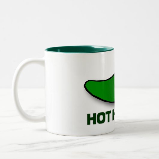 Hot-Hot-Jalapeno-Mok Tweekleurige Koffiemok (Links)