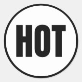 HOT - Hot Springs Klassieke ronde Sticker (Voorkant)