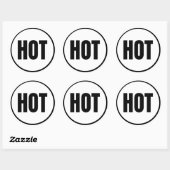 HOT - Hot Springs Klassieke ronde Sticker (Vel)