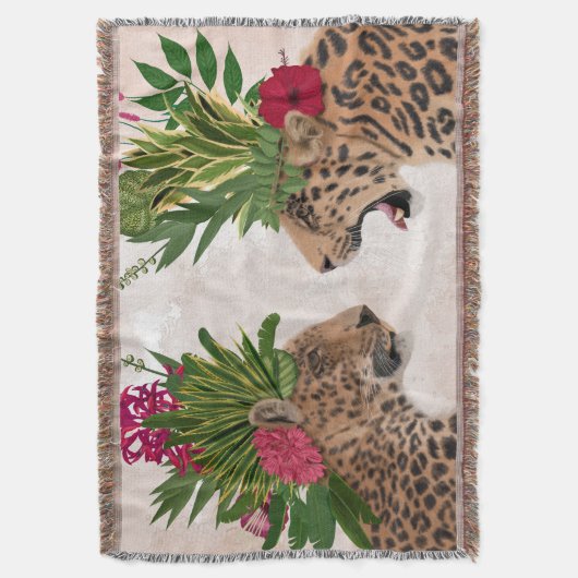 Hot House Leopards | A Paar Deken (Voorkant Verticaal)