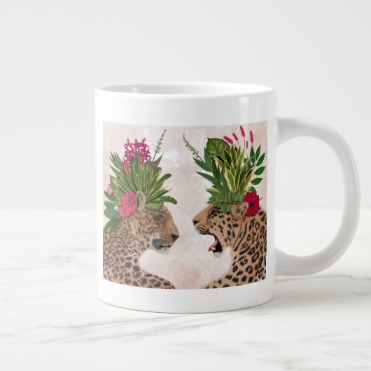 Hot House Leopards | A Paar Grote Koffiekop (Rechts)