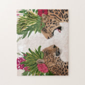 Hot House Leopards | A Paar Legpuzzel (Verticaal)