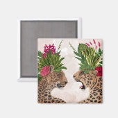 Hot House Leopards | A Paar Magneet (Voorkant / Achterkant)
