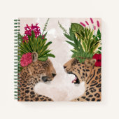 Hot House Leopards | A Paar Notitieboek (Voorkant)