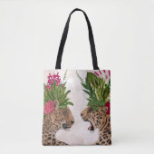 Hot House Leopards | A Paar Tote Bag (Voorkant)