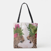 Hot House Leopards | A Paar Tote Bag (Achterkant)