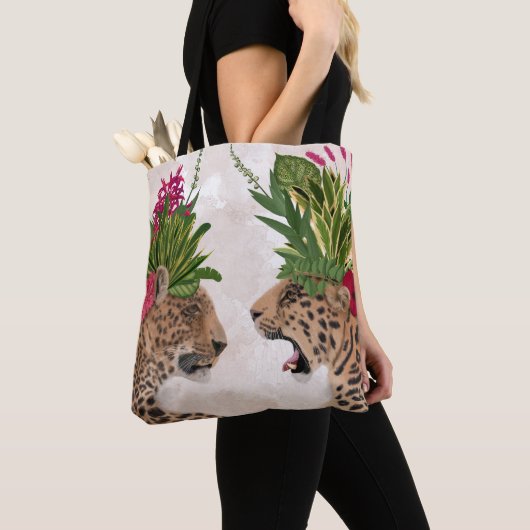 Hot House Leopards | A Paar Tote Bag (Dichtbij)