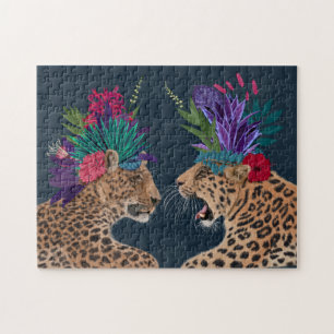 Hot House Leopards Een paar Legpuzzel