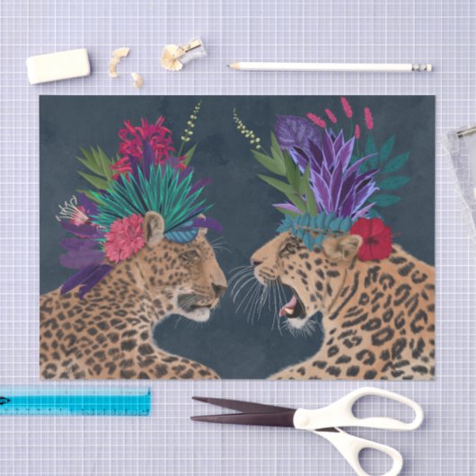 Hot House Leopards | Een paar Tissuepapier (Craft)