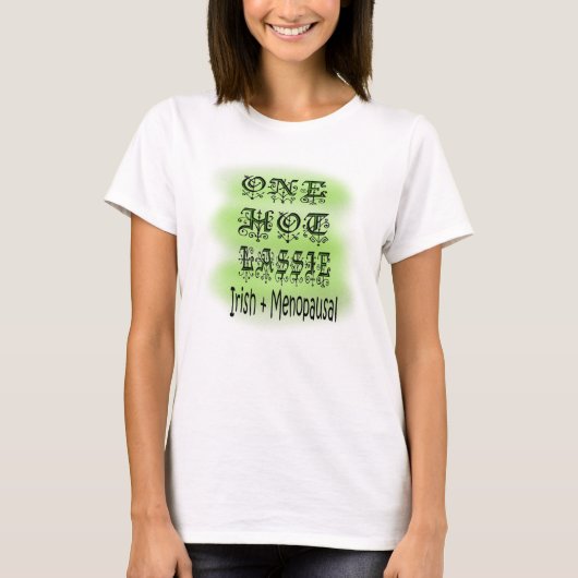 Hot Irish Lassie T-shirt (Voorkant)
