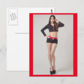 Hot-Japans model foto Briefkaart (Voorkant / Achterkant)