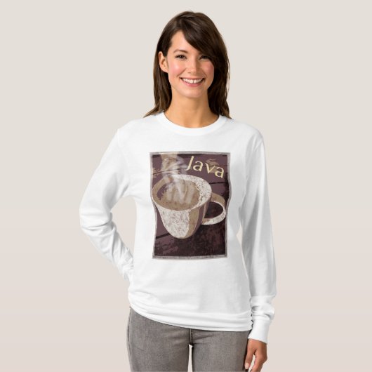 Hot Java T-shirt (Voorkant volledig)