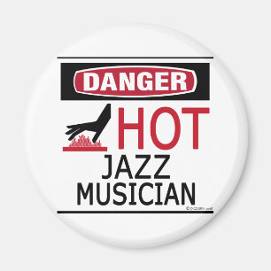Hot Jazz Musician Magneet
