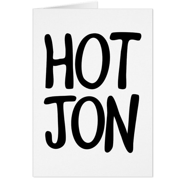 HOT JON (Voorkant)