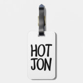 HOT JON BAGAGELABEL (Achterkant verticaal)