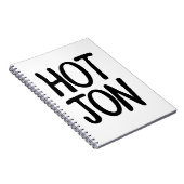 HOT JON NOTITIEBOEK (Rechterzijde)
